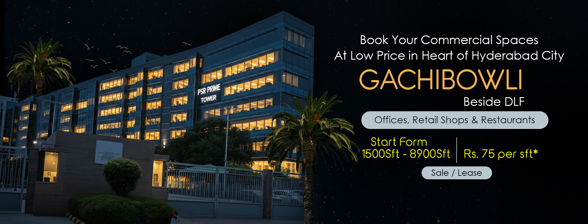 Co- working spaces available